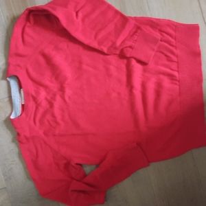 100% Cotton Place red sweater.